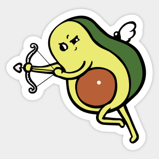 Avocado Cupid Sticker